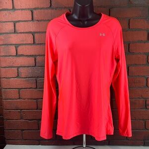 Under Armour Shirt Womans Medium Red